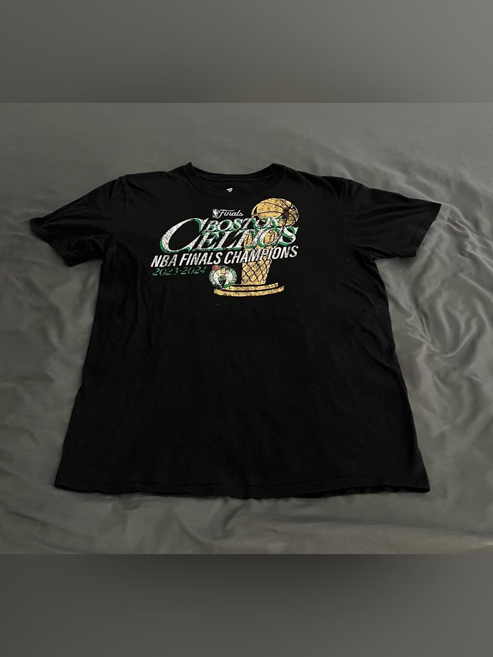 Boston Celtics NBA Finals Champions Black Graphic t-shirt